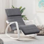 vidaXL Scaun balansoar, gri închis, material textil (351076) Balansoar