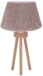 Duolla Duolla - Asztali lámpa BOUCLE 1xE27/15W/230V átm. 28 cm barna/fa DU601436 (DU601436)