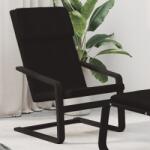 vidaXL Scaun de relaxare, negru, material textil (351058)