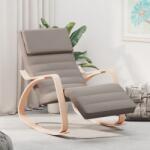 vidaXL Scaun balansoar, gri taupe, material textil (351079) Balansoar