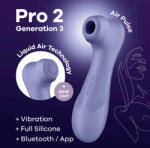 Satisfyer Pro 2 Generation 3 with Liquid Air Technology, Vibration and Bluetooth/App Lilac Vibrator