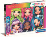 Clementoni 20343 - Rainbow High - 104 db-os Szuper Színes Ragyogó puzzle (20343)
