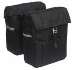 New Looxs Vigo Double Racktime Black két részes táska csomagtartóra, 37L, fekete