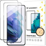 Wozinsky 2x Full Glue Tempered Glass Samsung Galaxy S23 9H Full Screen Tempered Glass with Black Frame - vexio