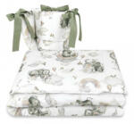  Baby Shop 3 részes ágynemű garnitúra - szivárványos elefánt