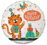Godan Happy Birthday Tiger, Tigris fólia lufi 36 cm (MLG149388)