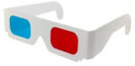 TrendShop Vörös cián 3D szemüveg - Papírkeretes fehér (3d-m166)