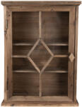 Clayre & Eef Dulap suspendabil lemn maro 40x11x60 cm (50707) Garderoba
