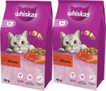 Whiskas Adult 2x14kg hrana uscata pentru pisici adulte cu vita si legume