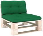 vidaXL Perne de paleți, 2 buc, verde, material textil (314533)
