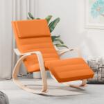 vidaXL Scaun balansoar, galben închis, material textil (351081) Balansoar