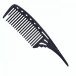 YS PARK 603 Pieptan profesional pentru frizerie cu maner - negru (4981104351181)