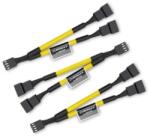 Noctua Set 3 cabluri Y-Splitter Noctua NA-SYC1 chromax. yellow, de la 4-pini PWM la 2x4-pini PWM, 11.5cm, yellow