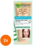 Garnier Set 2 x Crema Coloranta Skin Naturals BB Cream, Ten Mixt si Gras, Nuanta Deschisa, 50 ml (ROC-2xLRMGABB011)