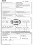 Bluering CMR nemzetközi fuvarlevél A4, 6lapos garnitúra B. CMR/6 - nyomtassingyen