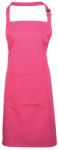 Premier Workwear Șorț de bucătărie cu cordon de gât și buzunar - Hot pink (PR154-1000143213)