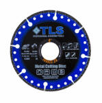  TLS METAL-PRO-3 gyémántszemcsés fém- és általános célú vágókorong d115x22.23x1.2/2.2x10 mm