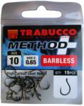 Trabucco Method Plus Feeder szakáll nélküli horog 12, 15 db/csg