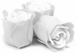  3 darabos fehér színű rózsa szappan