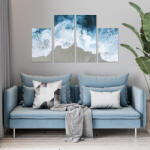 4 Decor Tablou canvas 4 piese - Valuri