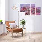 4 Decor Tablou canvas 4 piese - Pink Hood