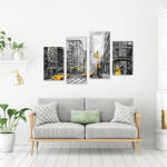 4 Decor Tablou canvas 4 piese - New York Taxi