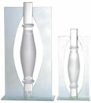  Képkeret formájú üveg váza vagy gyertyatartó 35x17x7cm