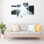 4 Decor Tablou canvas 4 piese - Uita-te in sus