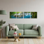 4 Decor Tablou canvas 4 piese - Cascada