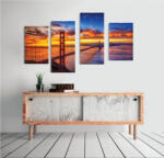 4 Decor Tablou canvas 4 piese - Golden Gate
