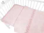 MimiNu by Kieczmerski MimiNu, Royal, set lenjerie de pat single, roz, 100x135 cm Lenjerii de pat bebelusi‎, patura bebelusi