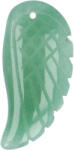  Angyalszárny medál, zöld aventurin, 35 mm (gdmaszave35)