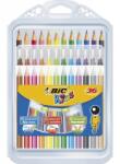 BIC Set de colorat Kids creioane colorate, creioane cerate si carioci 36 buc/set Bic 8877013 (8877011)