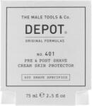 Depot Védő krém borotválkozás előtt és után - Depot Shave Specifics 401 Pre & Post Cream Skin Protector 75 ml