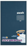 STICK N Öntapadó jegyzettömb, kockás, 190, 5x114 mm, 50 lap, STICK N, fehér (SN21852) - onlinepapirbolt