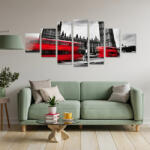4 Decor Tablou canvas 7 piese - Graba urbana