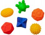 Hencz Toys Mingi/arici colorate, educative, senzoriale Hencz Toys, 6 bucăți într-o cutie