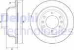 DELPHI Disc frana DELPHI BG4692C (BG4692C)