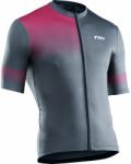 Northwave - tricou ciclism pentru barbati maneca scurta origin jersey - gri inchis rosu (89221017-87)