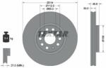 TEXTAR Disc frana TEXTAR PRO+ 92232405 (92232405)