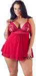 Cottelli Collection Curves Lace Babydoll 2741229 Red L