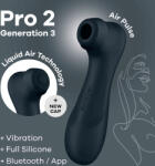 Satisfyer Pro 2 Generation 3 with Liquid Air Technology, Vibration and Bluetooth/App Black Vibrator