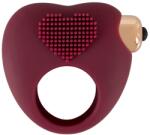 Orion Vibrating Silicone Cock Ring Red Inel pentru penis