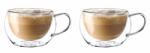 Altom Design Set 2 cani capuccino Andrea, sticla borosilicata, 300 ml