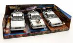 Welly Delorean Set 3 bucati Back to the Future Part I, II, III1/43 (19807)