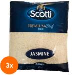 Scotti Set 3 x Orez Premium Chef Scotti, Jasmine, 2.5 kg