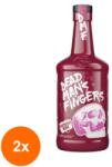 Dead Man's Fingers Set 2 x Rom Dead Mans Fingers, Zmeura, Raspberry Rum, 37.5% Alcool, 0.7 l