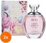 Bi Es Set 2 x 100 ml Parfum Bi-es pentru Femei I Love It
