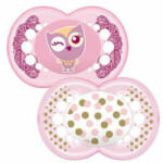 MAM Játszócumi Original dupla, egész karton szilikon lapított (méret: 2) 6+ hó (6*2 db/kr)