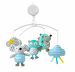 Delux Zenélő forgó Plüss, süni és barátai, türkiz - diaper